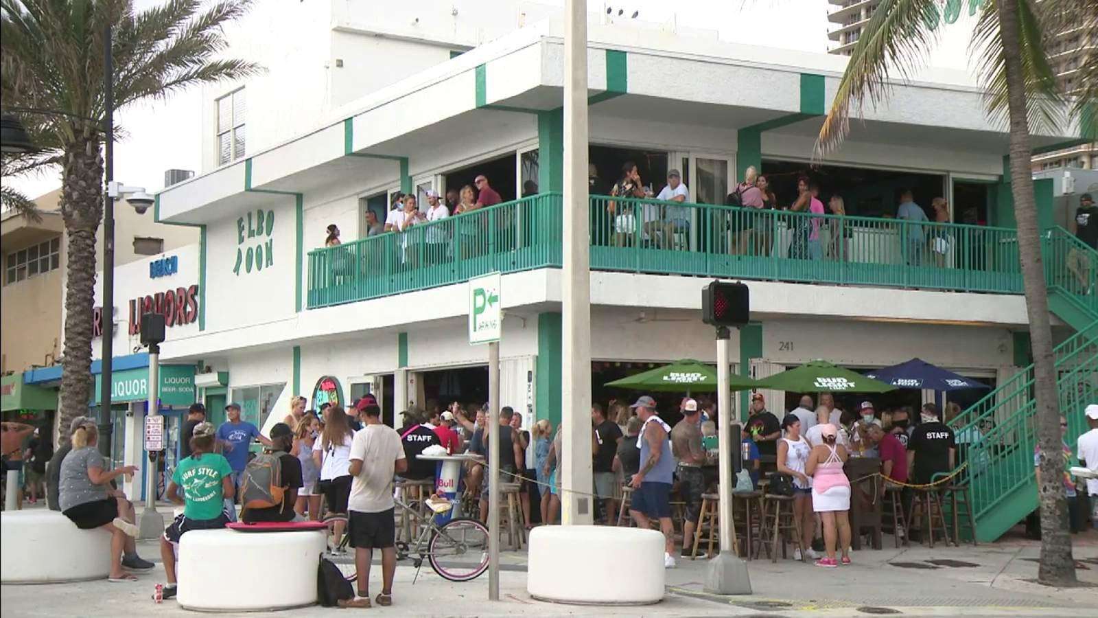 image for South Florida bars packed after Gov. gives OK for Phase 3 reopening