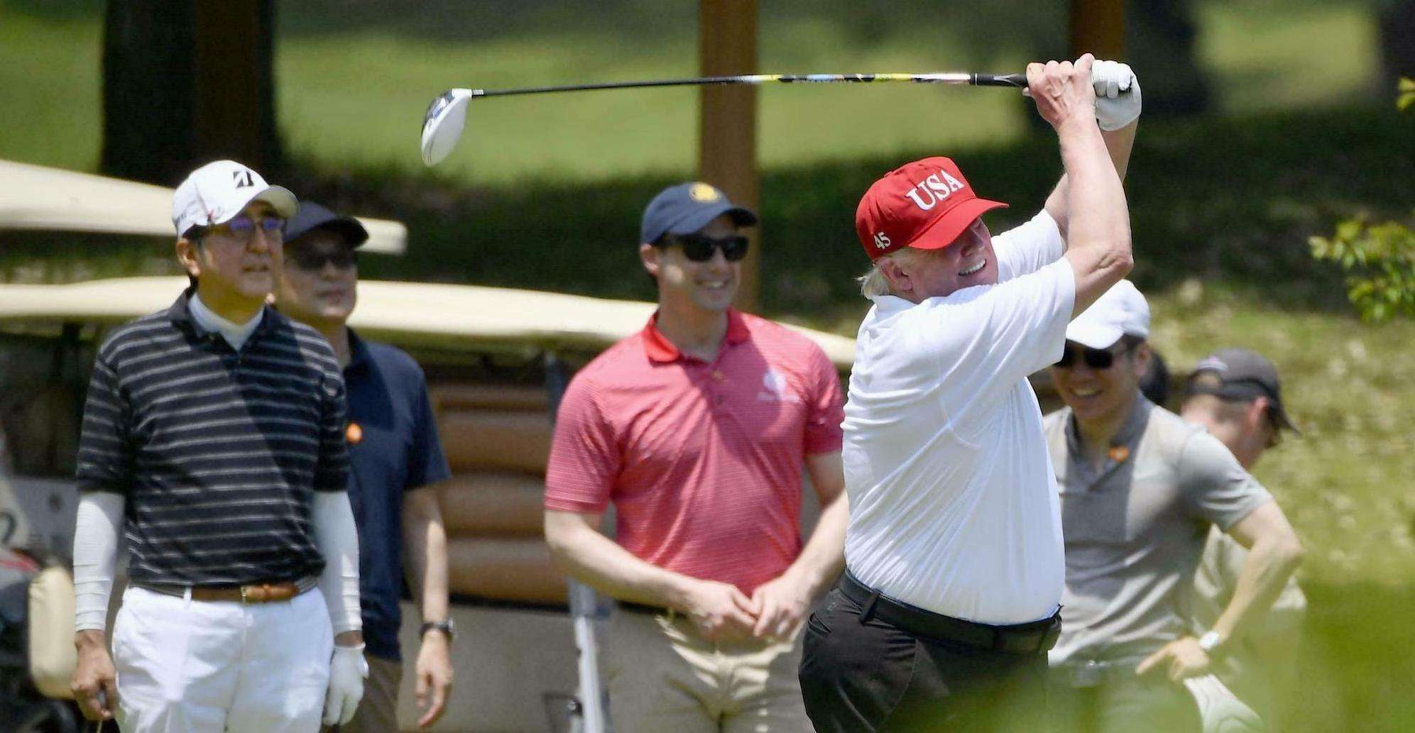 image for With 200K Dead, Trump Spews Lies Then Golfs for the 298th Time During His Presidency
