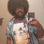 image for My afro I've been growing since 2016.