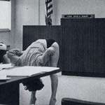 image for Stripper in Clearwater, FL showing the judge that her bikini briefs were too large to expose her vagina to the undercover cops that arrested her. The case was dismissed, 1983.