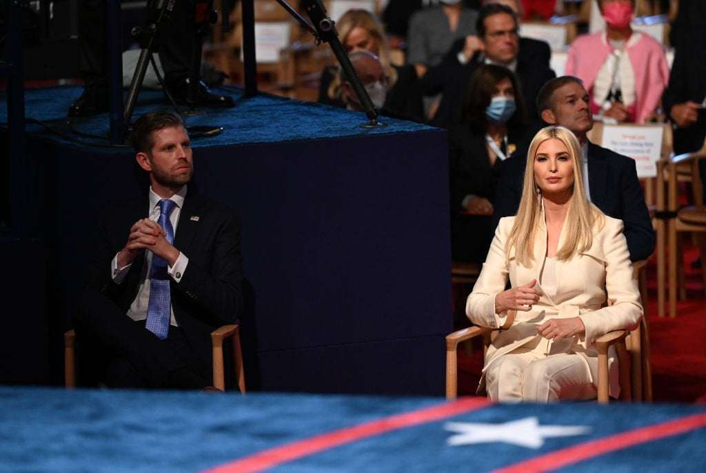 image for Donald Trump's Family Ignored Mandatory Mask Rule at Presidential Debate With Joe Biden