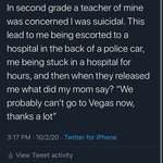 image for This was by far the worst incident. I was in 2nd grade, 7-8 years old and just went through some of the worst trauma of my life and my mom was more worried about going to Vegas then my health.