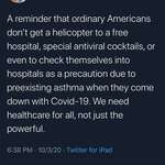 image for Ordinary Americans don’t get a helicopter ride to a free hospital