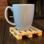 image for My coasters are tiny pallets.