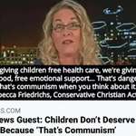 image for "Feeding children for free? Sounds like commie talk, buddy"