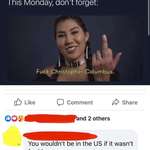 image for My sister shared this post and her bf’s aunt commented.. my sister is Native American.