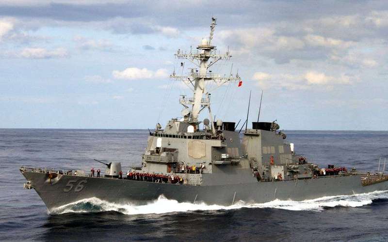 image for 'Immediately stop': China's warning to US after destroyer stand-off in disputed waters