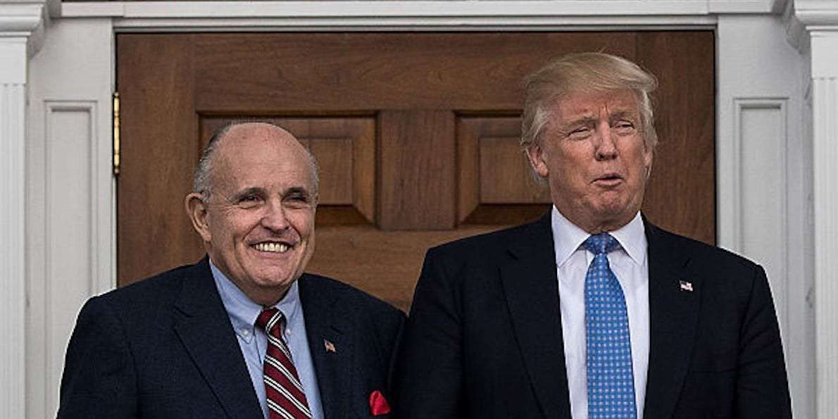 image for US spies say the Hunter Biden email controversy shows how 'exploitable' and 'grotesquely vulnerable' Trump and Giuliani are to Russian intelligence