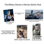 image for The Military Woman in Movies Starter Pack