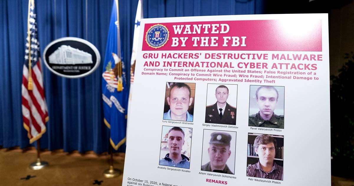 image for U.S. charges Russian military hackers with attacking American companies, targeting foreign elections