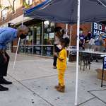image for Barack Obama meets a future voter in Philadelphia today