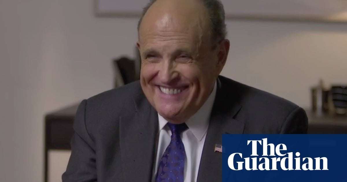 image for Rudy Giuliani faces questions after compromising scene in new Borat film