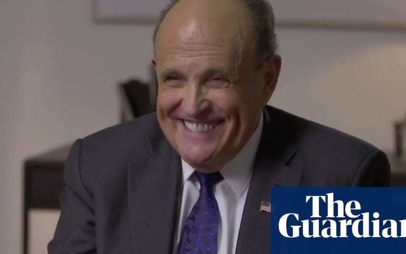 image for Rudy Giuliani faces questions after compromising scene in new Borat film