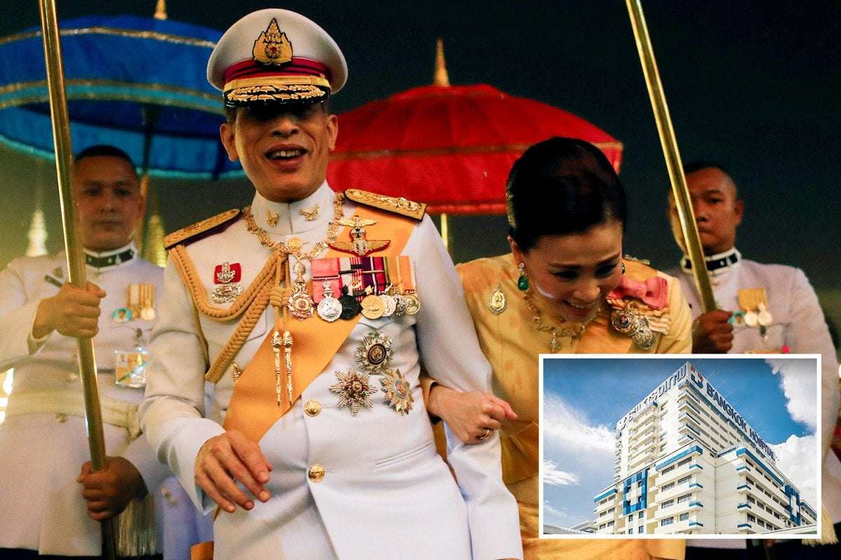 image for Thailand’s playboy king secretly rushed to hospital for 2am Covid test after bodyguard tests positive