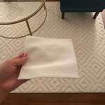 image for My rug looks like a giant version of my napkin