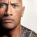 image for My 50 hour drawing of Dwayne Johnson