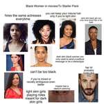 image for Black Women in Movies/TV Starter pack