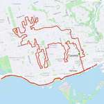 image for Canadian cyclist rode 101km in 7 hours to draw a moose on map in downtown Toronto.