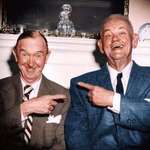 image for The last photo taken of Laurel and Hardy together in 1956