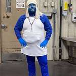 image for All of my coworkers agreed to dress up as smurfs for Halloween. Im the only one to go through with it.