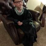 image for My Niece is Obsessed with RBG and I think she nailed her Halloween Costume!