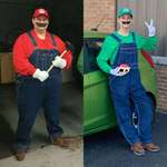 image for Both photos are me, two years and 220 pounds lighter. Luigi-time!