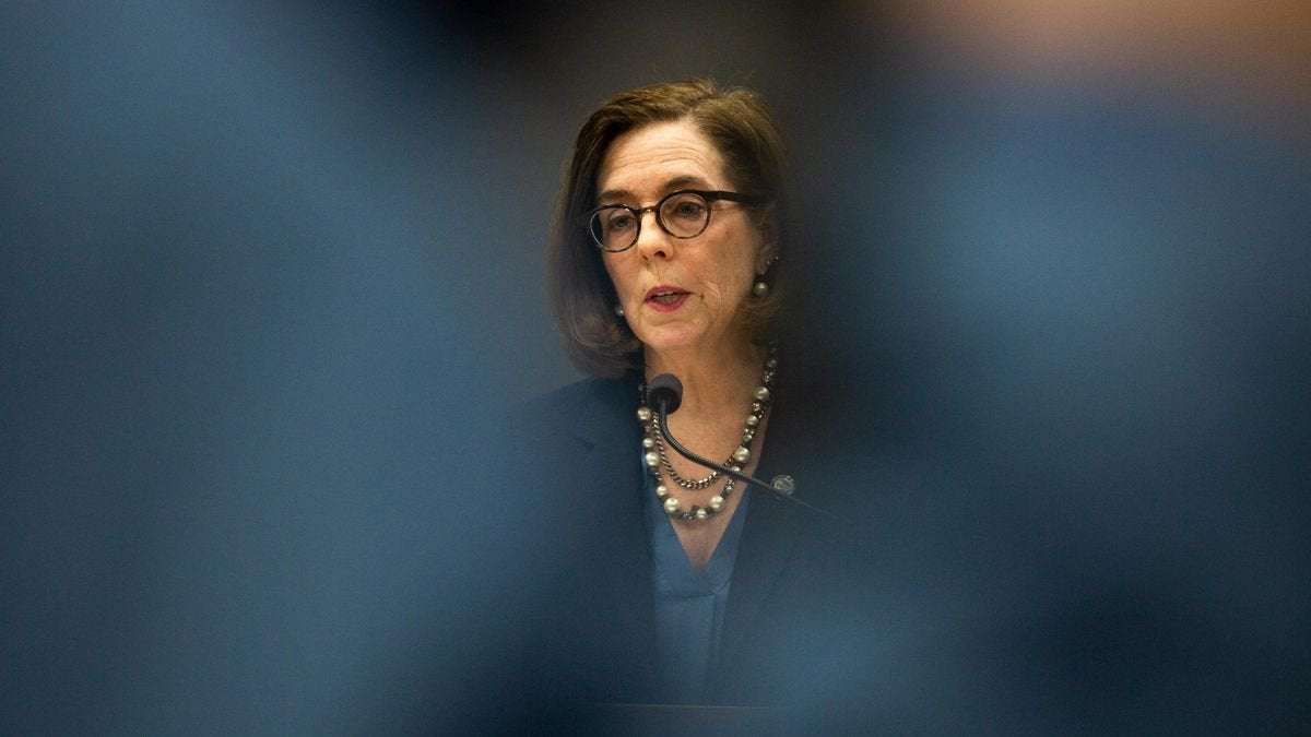 image for Oregon Gov. Kate Brown will declare emergency, ready National Guard ahead of election