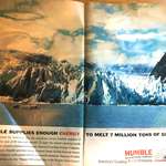 image for This ad for an oil company from 1962 bragging about how much glacier they can melt.