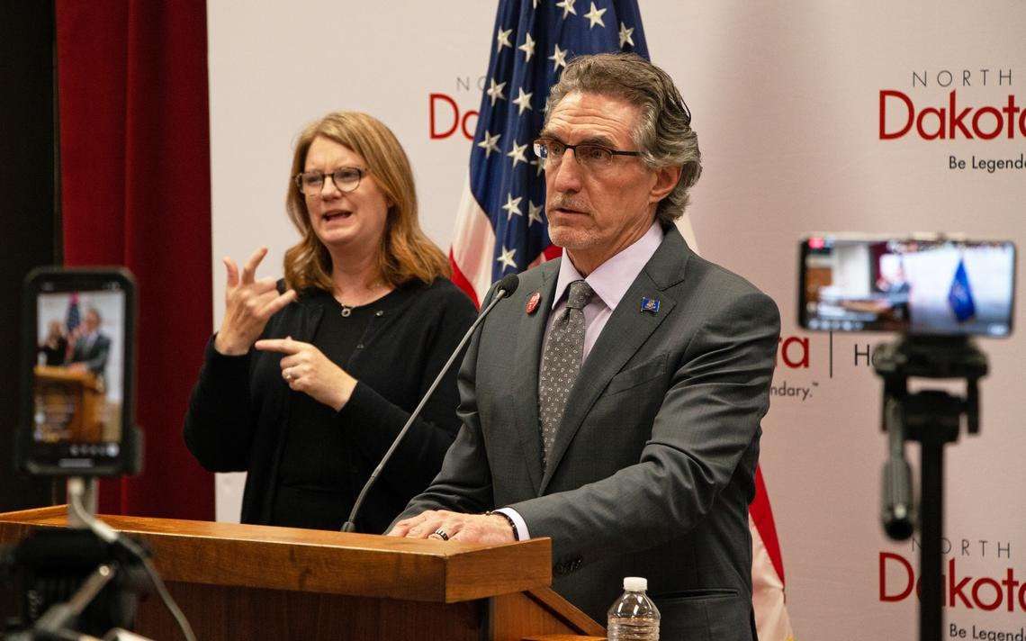 image for With North Dakota hospitals at 100% capacity, Burgum announces COVID-positive nurses can stay at work