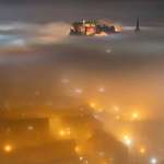 image for Edinburgh caught in the fog last night