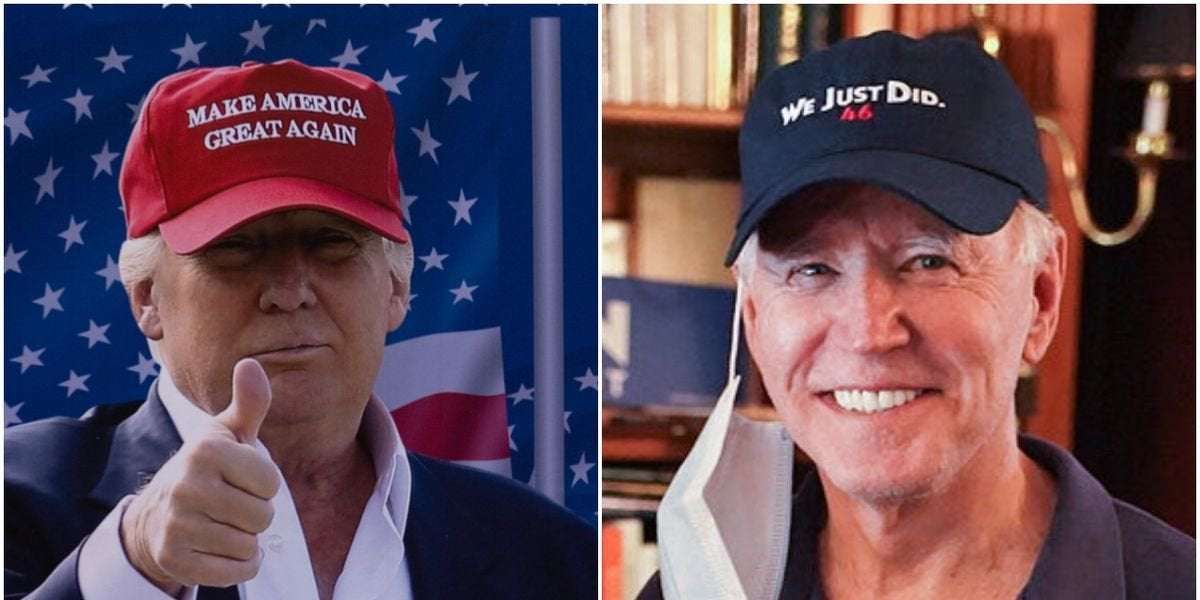 image for Twitter Is Losing It Over Joe Biden Trolling Donald Trump's MAGA Hats