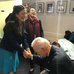 image for Biden welcoming the 1st Indigenous Congresswomen in U.S. history; Deb Haaland NM & Sharice Davids KS
