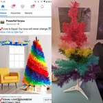 image for I ordered a 6ft tall rainbow tree from a Facebook ad and this is what showed up! I'm crying from laughing so hard, I've never had this happen in real life!