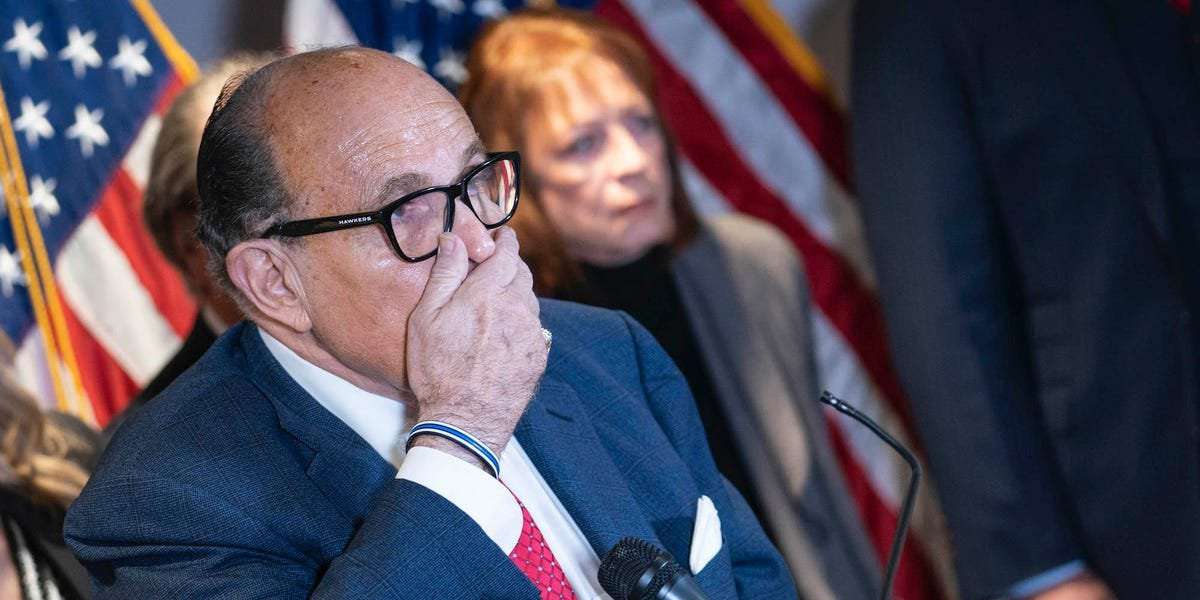 image for Trump's inner circle is telling him that Giuliani and the rest of his legal team are making him look like an idiot, report says