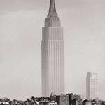 image for The Empire State Building seen from New Jersey, when it was first completed in the 1930s