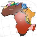 image for The actual size of the african continent