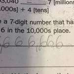 image for My fourth grader’s math homework. She said, “This way I didn’t even need to think about it.”