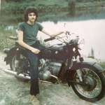 image for Me at 17 yrs old 1977. Left NY State for California with $35 and a sleeping bag on this bike. Came back four years later.