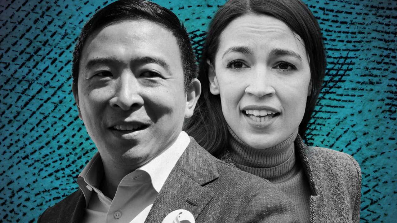 image for Stimulus update: Andrew Yang, AOC, and others express frustration over plan with no direct payments