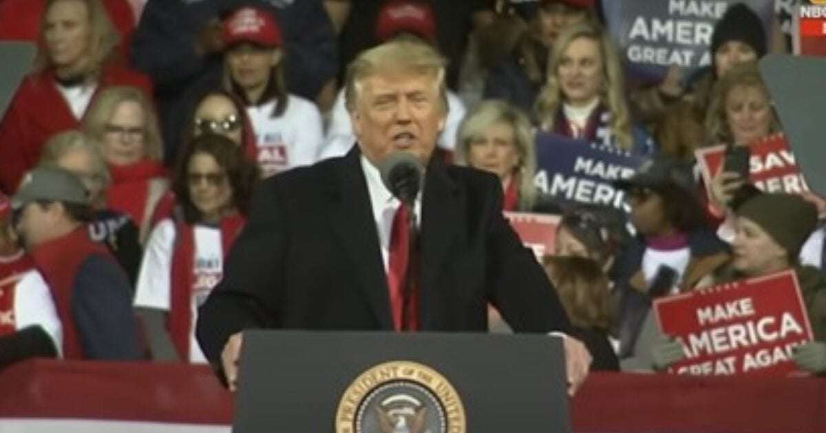 image for After Condemning Georgia's Election System As Untrustworthy, Trump Urges Republicans There to Vote in Senate Runoffs