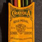 image for Found these 110(?) year old Crayolas in the back of a family secretary desk. The pack still has the crayons.