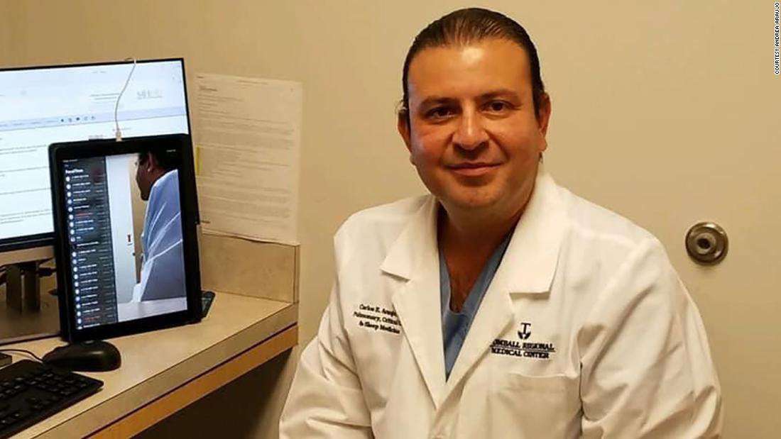 image for A doctor who treated some of Houston's sickest Covid-19 patients has died
