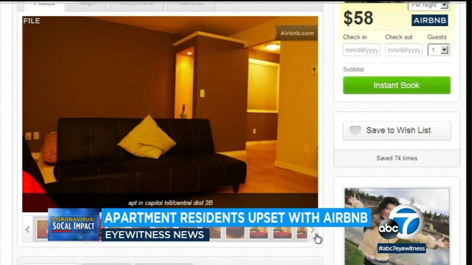 image for Airbnb rentals spark conflict, health concerns with Glendale apartment building owner