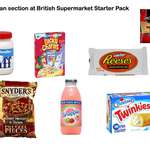 image for American section at British Supermarket Starter Pack