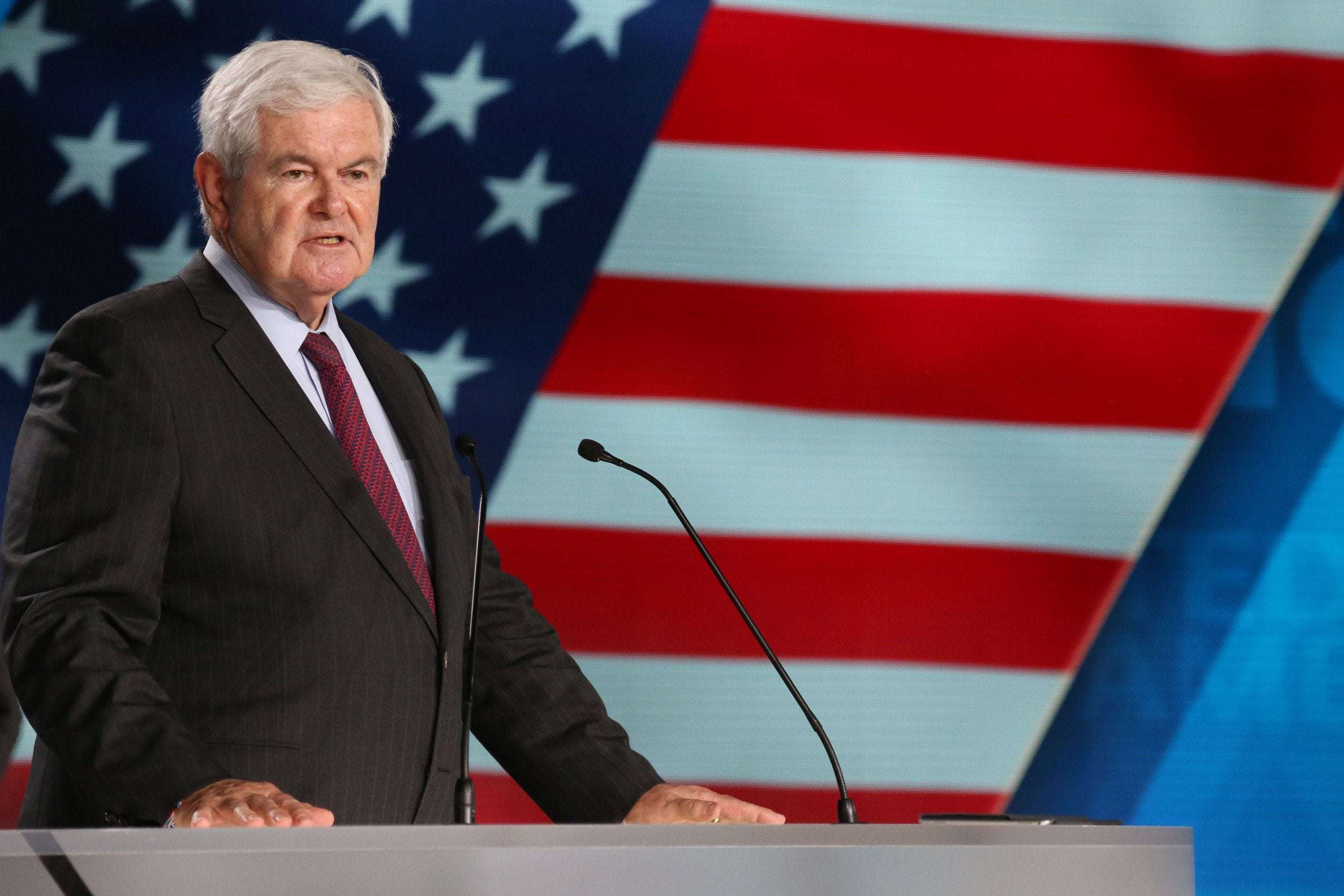 image for Gingrich Criticizes Georgia Sec of State for Adding Drop Boxes That 'Make It Harder for Republicans to Win'