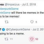 image for According to r/cyberpunkgame this tweet was 100% true