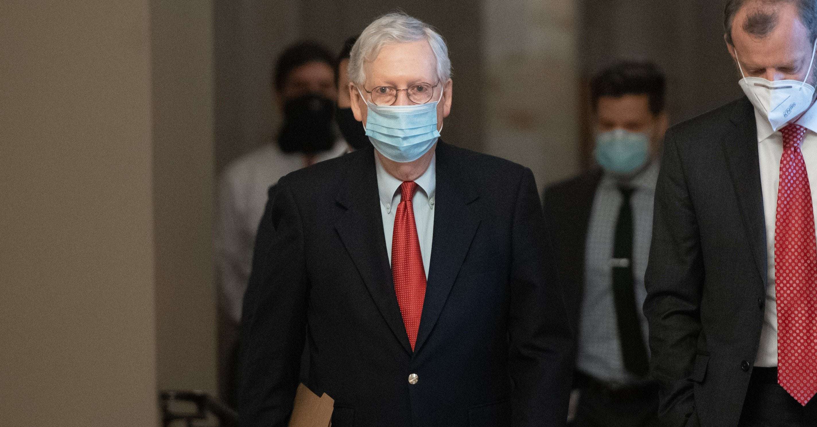image for Mitch McConnell Is Trying To Block Mandatory Paid Sick Leave For Workers Who Get COVID