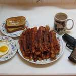 image for American breakfast, as envisioned by a European