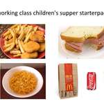 image for working class children's supper starterpack