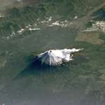 image for Mount Fuji seen from the International Space Station.